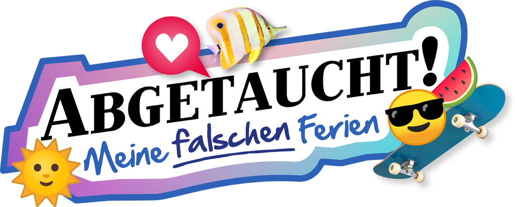 Logo "Abgetaucht! - Meine falschen Ferien"