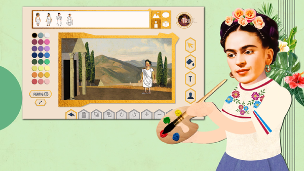 Test Frida Kahlos Malkasten
