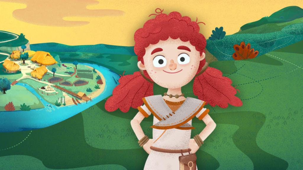 Das ist Leva | Rechte: KiKA/ Silke Zinecker Lerne Leva kennen! Wie ist ihr Leben in der Bronzezeit? Was erlebt sie alles?