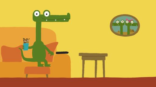 Rechte: KiKA/SWR/Studio FILM BILDER/Julia Ocker Der Fernsehspaß kann beginnen.