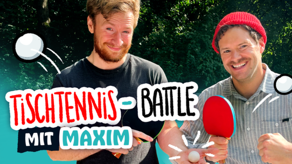 Tischtennis-Talk mit Maxim | Rechte: Rocket Beans Entertainment / KiKA Tischtennis-Talk mit Maxim | Rechte: Rocket Beans Entertainment / KiKA