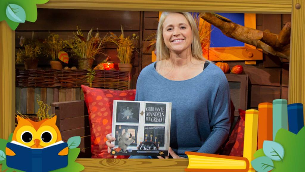 Singa liest das Kinderbuch "Gebrannte Mandeln für Grisou" | Rechte: KiKA Singa liest das Kinderbuch "Gebrannte Mandeln für Griosu".