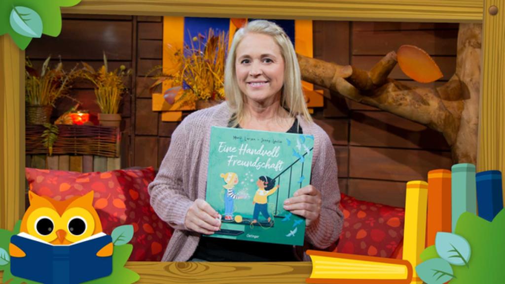 Singa liest das Kinderbuch: "Eine handvoll Freundschaft" | Rechte: KiKA Singa liest das Kinderbuch: "Eine handvoll Freundschaft"