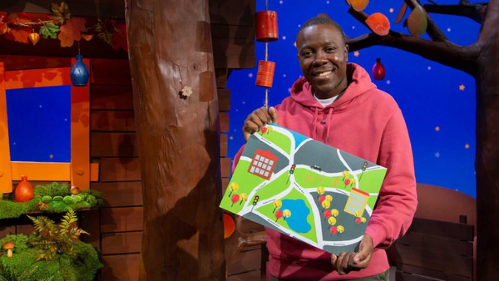 Matondo und ein Stadtplan