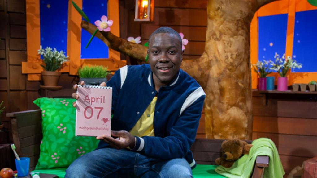 Am Gesundheitstag überlegt Matondo, was wir selbst tun können, um gesund zu bleiben.