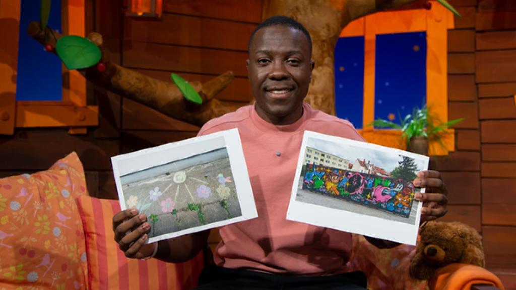Matondo hat auf einem Spaziergang Fotos von Street-Art gemacht.