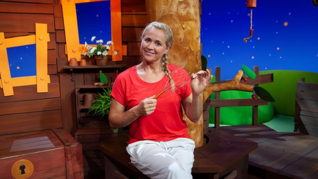 Singa hat ein besonderes Dingsbums mitgebracht. Wozu das wohl gut ist? Es ist aus Metall und hat so ganz viele kleine Metalldrähte mit kleinen Knubbeln dran.