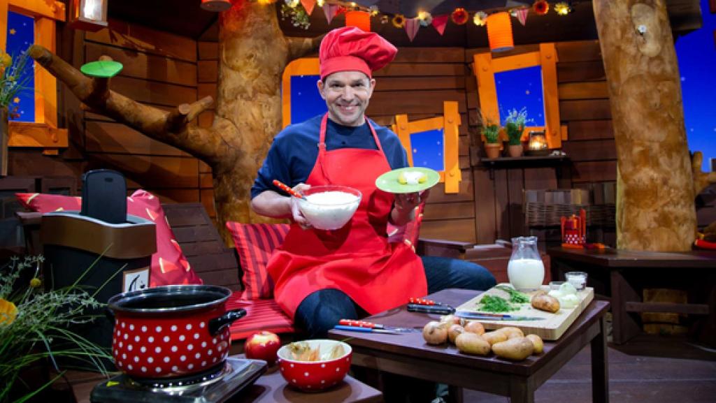 Juri erklärt, was Erdäpfel sind.