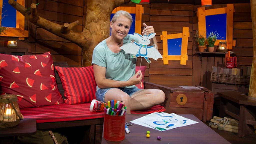 Singa hat eine tolle Bastelidee mitgebracht: eine Hampel-Fidi!