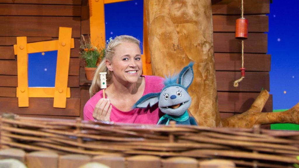 Singa hat Fidi ein Ampel-Spiel vorbereitet.