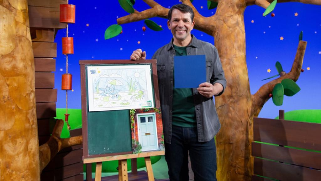 In der MACH MiT!-Woche, in der sich alles rund um das Thema "Formen" dreht, hat sich Juri auf die Suche nach Vierecken begeben.