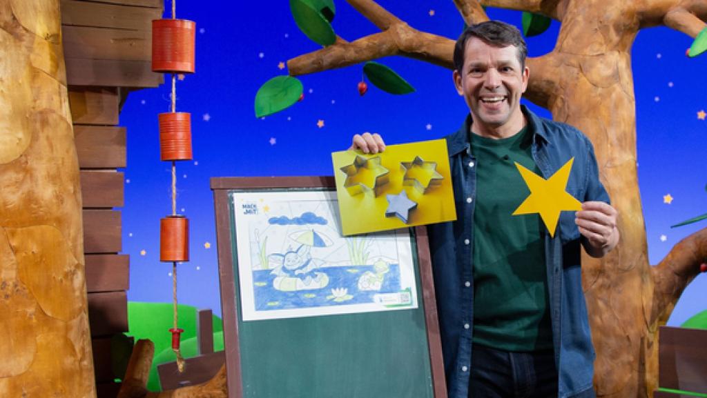 Nach dem Kreis, dem Dreieck und dem Viereck, geht es bei Juri nun die Sternenform.