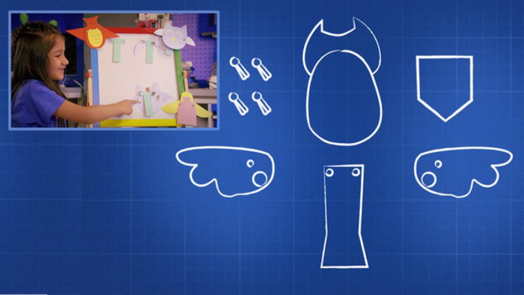 Der Sache auf den Grund gehen | Rechte: KiKA Collage: Skizze Bastelanleitung Eulenabzeichen und Kinder, die es basteln