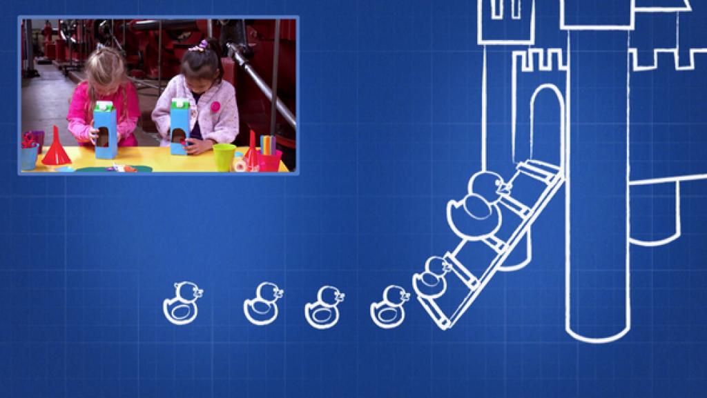 Vogelhaus | Rechte: KiKA Collage: Skizze eines Entenauses und Kinder, die ein Vogelhaus aus alten Getränkekartons basteln