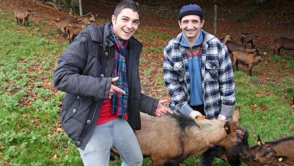 Der Ziegen-Check / Der Checker Can mit Günther Gebauer und einem Ziegenbock | Bild: megaherz gmbh/Hans-Florian Hopfner
