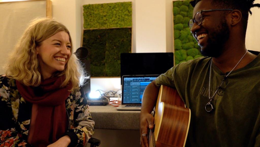 Michelle Brückner und Kelvin Jones.