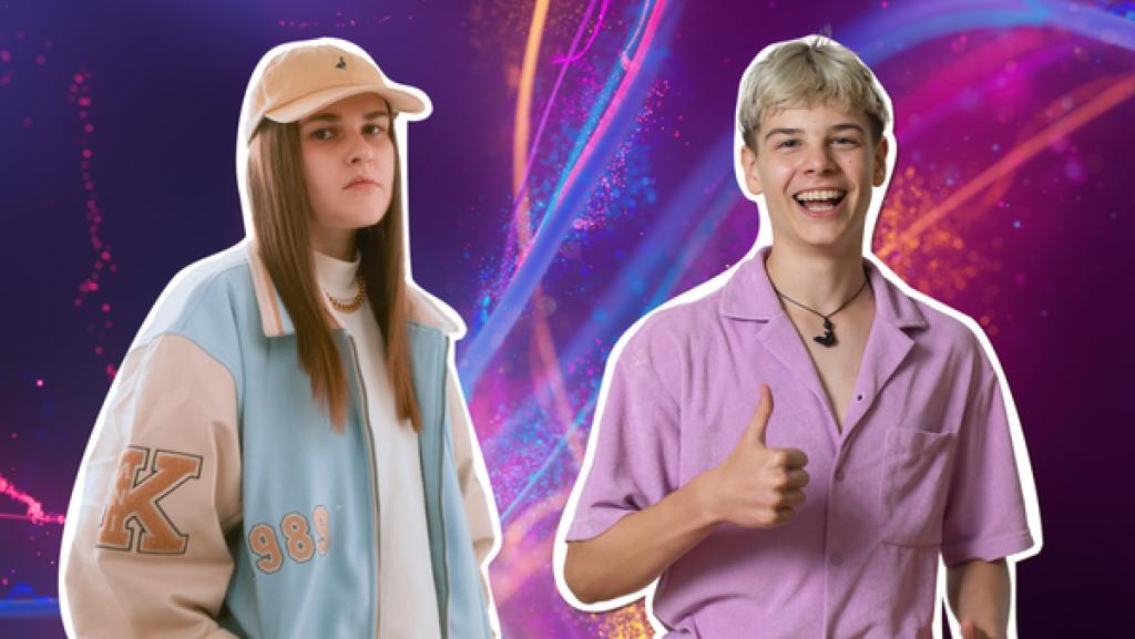 Bildkollage aus Luna und Constantin