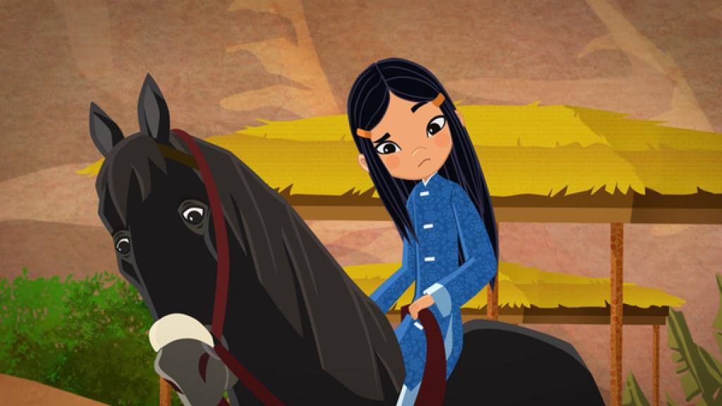 Rechte: MDR/MotionWorks ShiLa auf ihrem Pferd