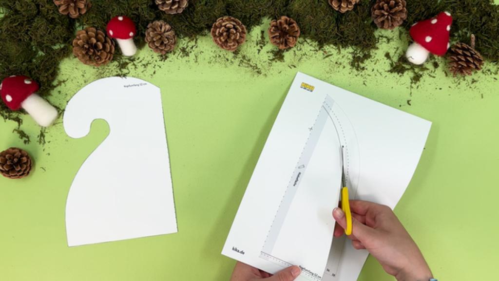 Kostenlose Bastelanleitung zum Herunterladen: Nähe deine eigene Schlumpfmütze!