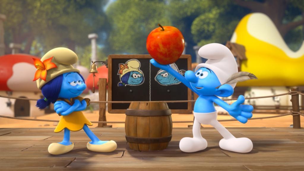 Rechte: KiKA/Peyo Productions, Dupuis Édition & Audiovisuell 2020 Als Schlumpfine entdeckt, dass Lily ein außerordentliches Talent zum Reimen besitzt, wird der Dichterwettbewerb zu einem ganz besonderen Ereignis.