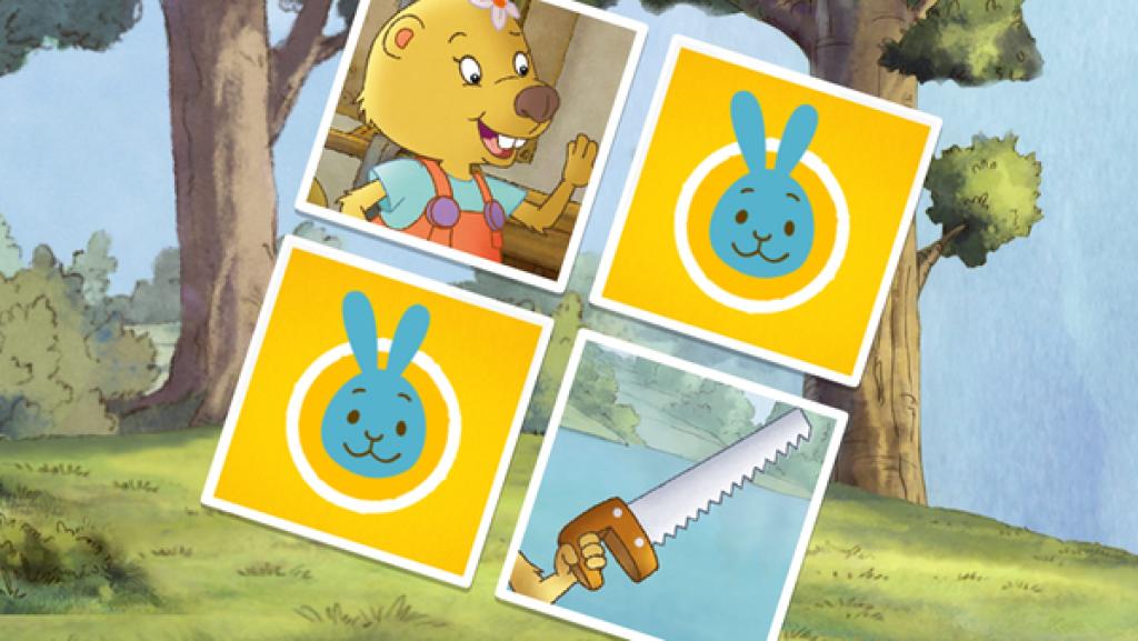 Spiele mit dem kleinen Rabe Socke und seinen Freunden und finde alle Paare!