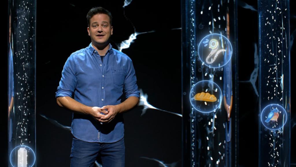 Felix macht sich schlau, wie die Wasserversorgung in der Zukunft aussehen könnte.