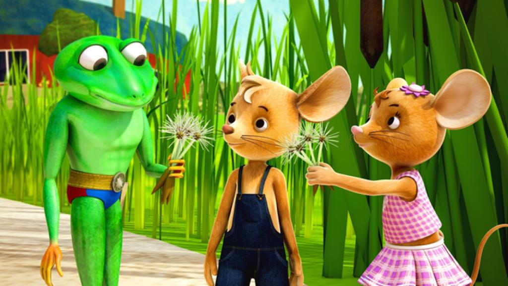 Jo, Naya und Caruso haben nur ganz wenige Schirmchen am Pusteblumentag gefangen. Aber wenn sie alle zusammenlegen, brechen sie den Rekord…