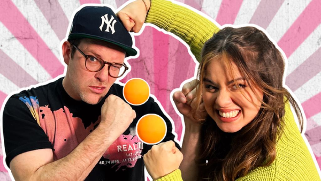 Sarah im Battle gegen Ben: Zielsicher | Rechte: KiKA / Garib Hasu Sarah im Battle gegen Ben: Zielsicher | Rechte: KiKA / Garib Hasu