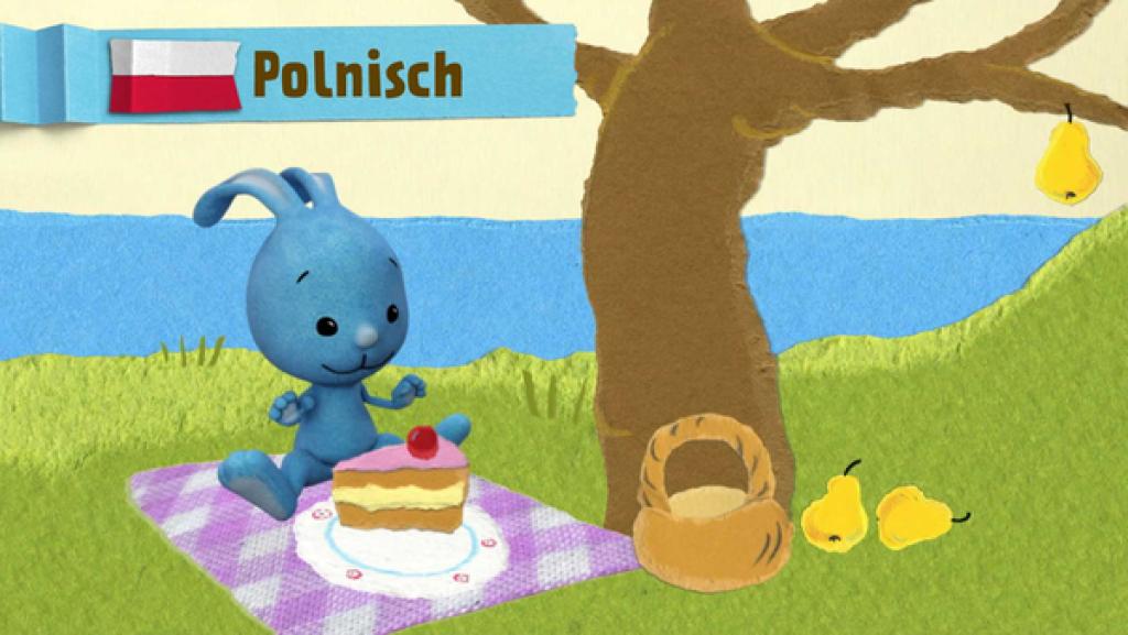 Kikaninchen zjeżdża na sankach talerzowych | Rechte: KiKA Kikaninchen zjeżdża na sankach talerzowych | Rechte: KiKA