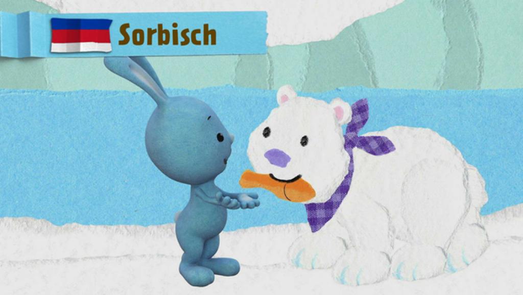 Kikaninchen trifft ein Eisbärenkind | Rechte: KiKA