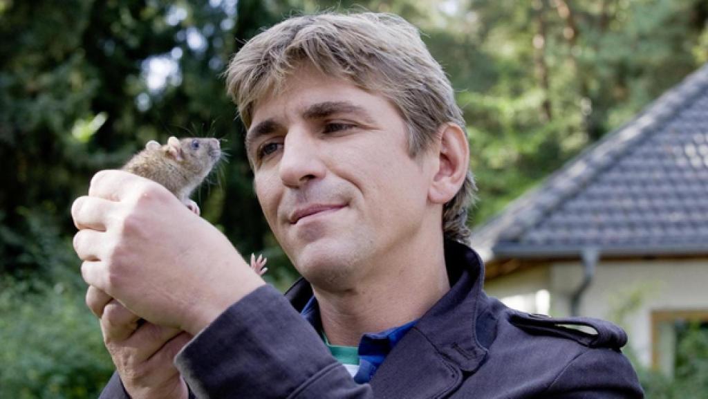 Sendung Ratten | Rechte: ZDF Fritz Fuchs hält eine Ratte in der Hand.