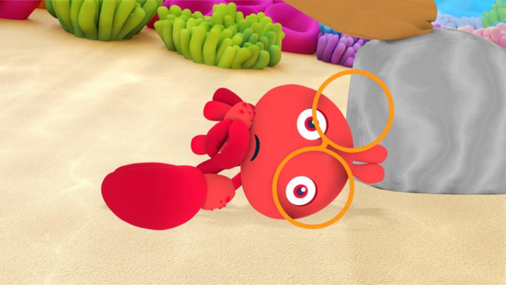 Beim Training fällt Fin ständig hin.