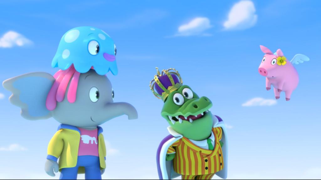 Ist doch klar! - Als Kaleb seinen königlichen Becher verloren hat, helfen ihm die Freunde beim Suchen.