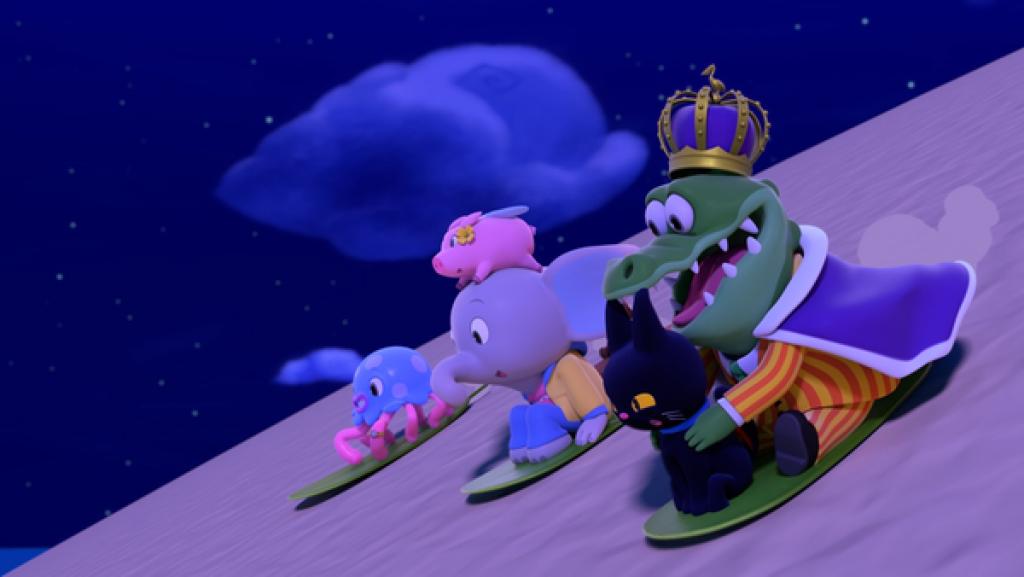 Die Funkis freuen sich schon: Sie machen ein Picknick unter den Sternen.