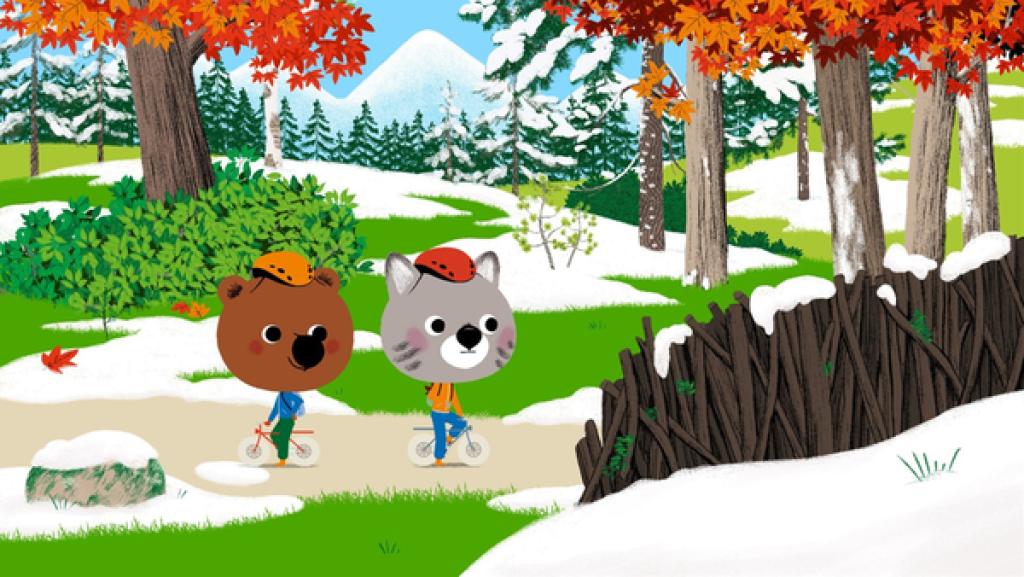 Mouk und Chavapa sammeln in den Wäldern von Kanada Ahornblätter für ein Herbarium. Dabei stoßen sie auf eine seltsame Mauer aus Ästen mitten im Wald.