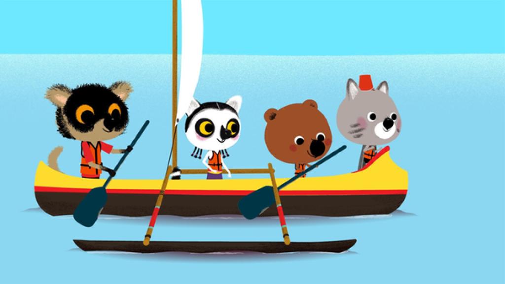 Mouk und Chavapa erkunden mit ihren Freunden Beni und Anosy Madagaskar.