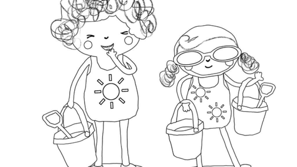 Nele und Nora am Strand | Rechte: KiKA