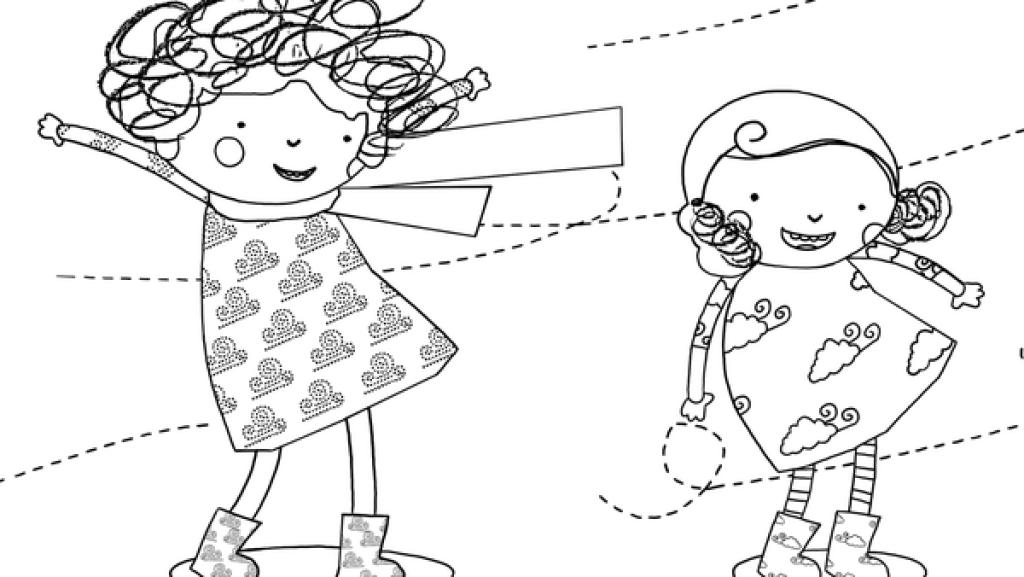 Nele und Nora im Wind | Rechte: KiKA