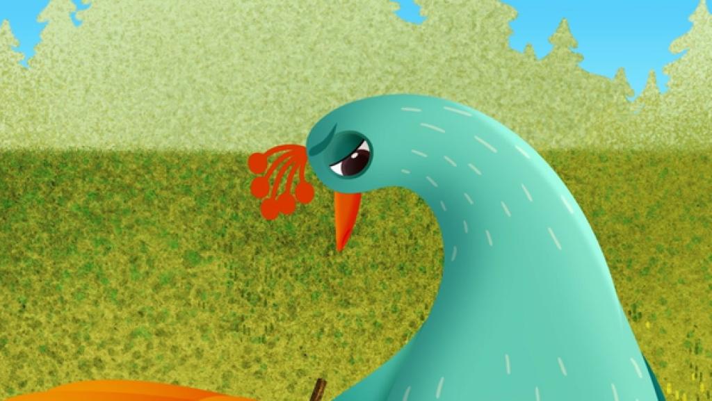 Rechte: KiKA/Sixteen South & Letko Pfau Leonardo macht sich Sorgen, weil seine Mutter operiert wird.