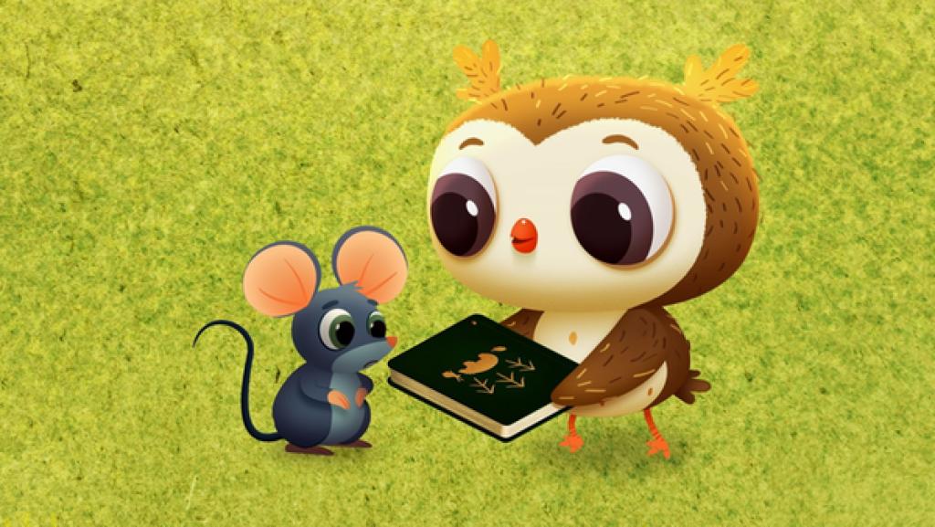 Rechte: KiKA/Sixteen South & Letko Beim Ausgraben des Schatzes benötigen Odo und Doodle Hilfe und fragen Michel, die Maus.