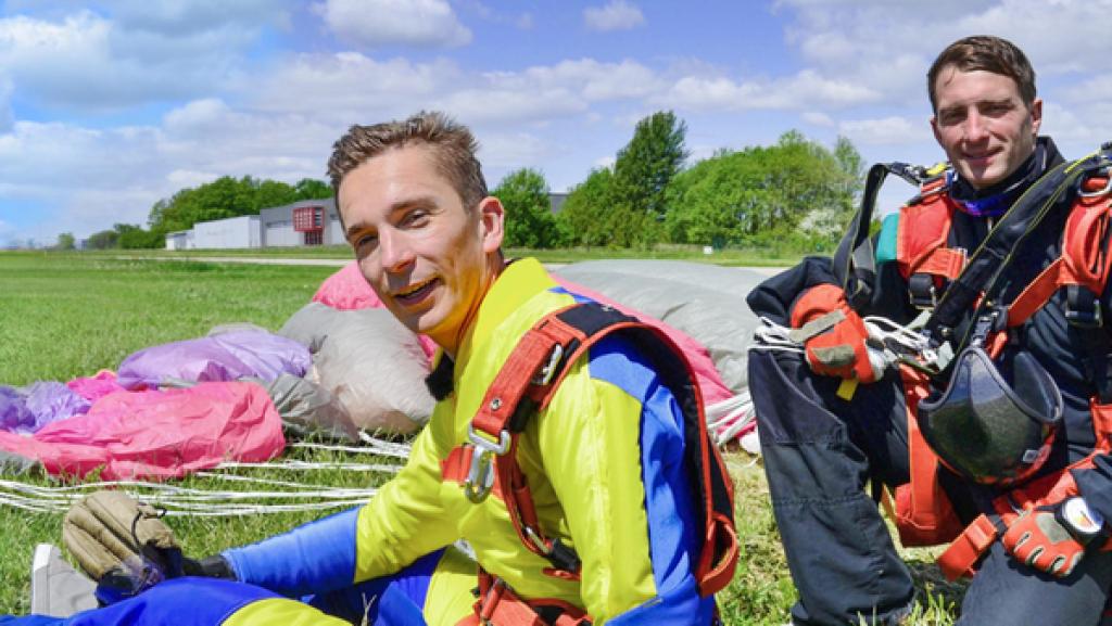 Absprung aus den Wolken