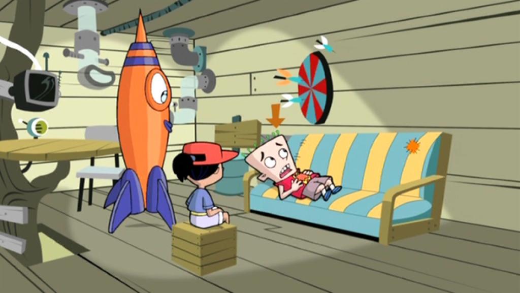 Vinnie will unter Beweis stellen, dass er noch grausamere Manieren als die schlecht erzogenen Duckies hat.