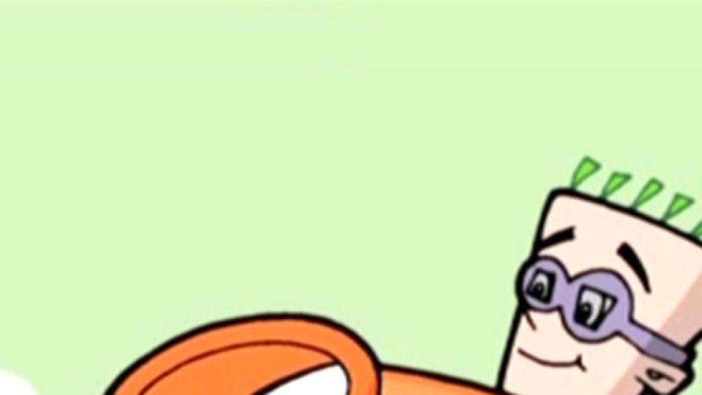 Beim großen Konzert von Vinnies M.C.Laser Squid krachen er und Rocket Decke mitten auf die Bühne.