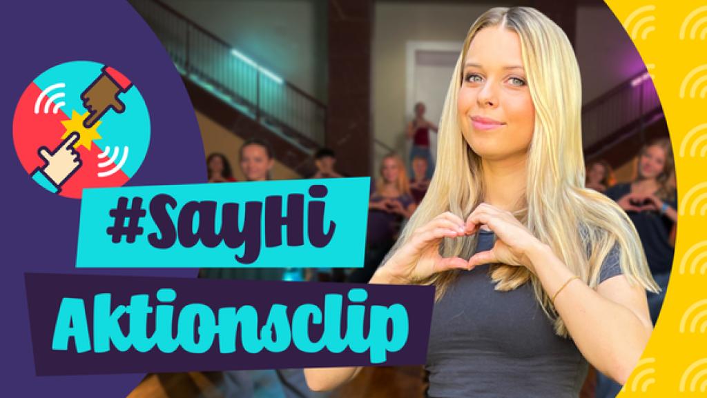 Der #SayHi-Finalclip zur Aktion 2023 | Rechte: KiKA / Antonia Hirnich / EBU