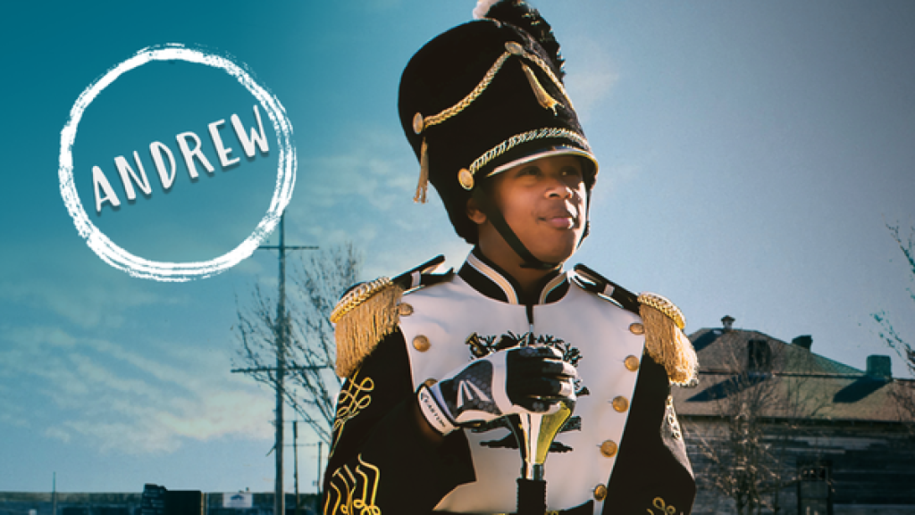 Andrew - Mit Pauken und Trompeten (Quelle: rbb)