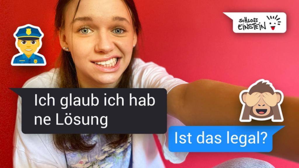 Rechte: MDR/KiKA Jona (Helen Möller) sorgt sich, dass Hermann etwas Illegales anstellt.