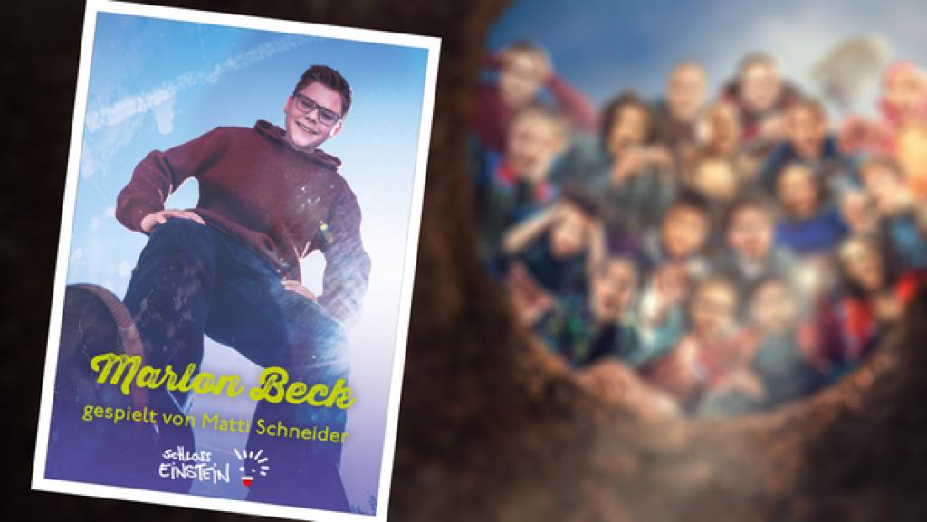 Marlon Beck | Rechte: mdr / Saxonia Media / Thomas Dietze Autogrammkarte von Matti Schneider (Rolle Marlon Beck)