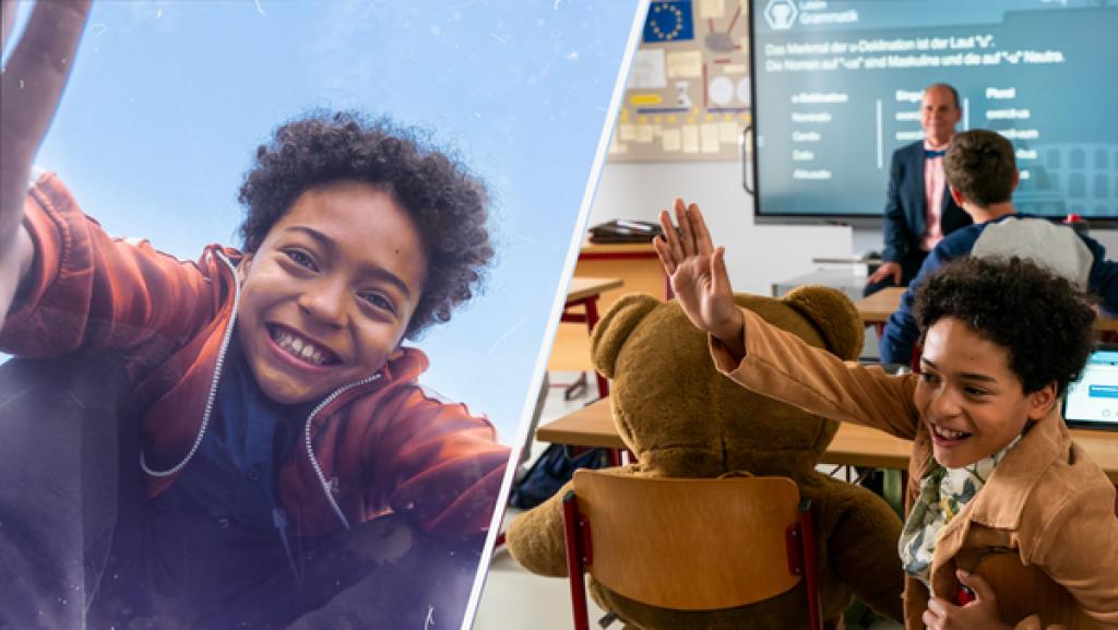 Rechte: mdr / Saxonia Media / Thomas Dietze Collage: Lance Gernot Simon neben seiner Schloss-Einstein-Rolle Karl Walter