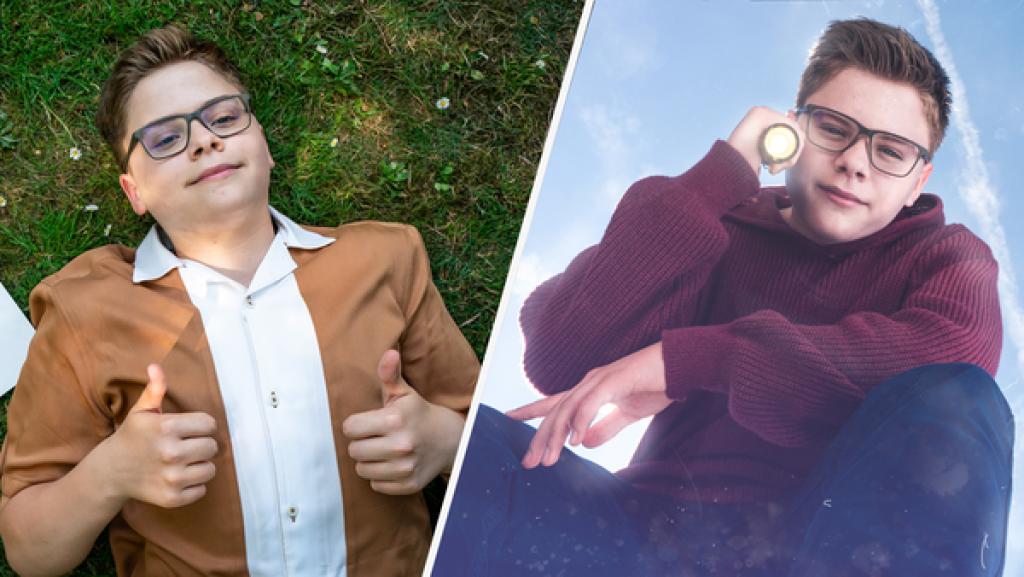 Marlon Beck | Rechte: mdr / Saxonia Media / Thomas Dietze Collage: Matti Schneider neben seiner Schloss-Einstein-Rolle Marlon Beck