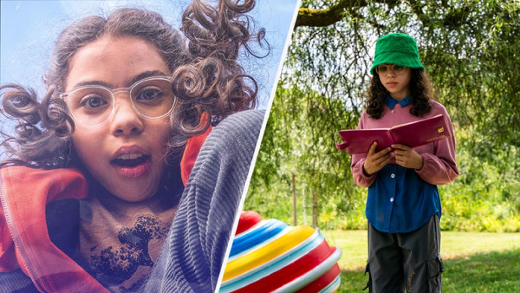 Rechte: mdr / Saxonia Media / Thomas Dietze Collage: Kiana Ben Attou neben ihrer Schloss-Einstein-Rolle Maximiliane „Maxi“ Zielenski